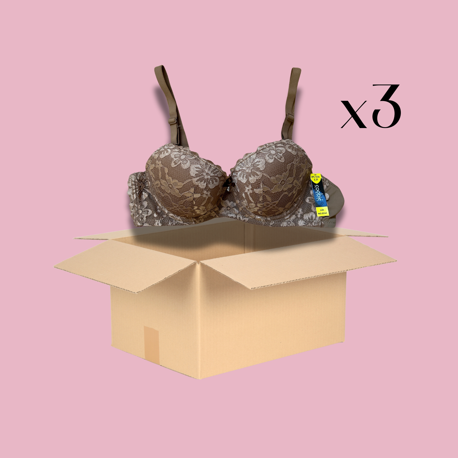 Brasier Coobie Original – Pack 3 pzs | Menudeo